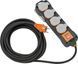 Подовжувач 8 метрів 4 розетки Brennenstuhl Professional Line 3500 Вт 16 А IP54 H07RN-F 3G1.5мм&sup2; фото 1
