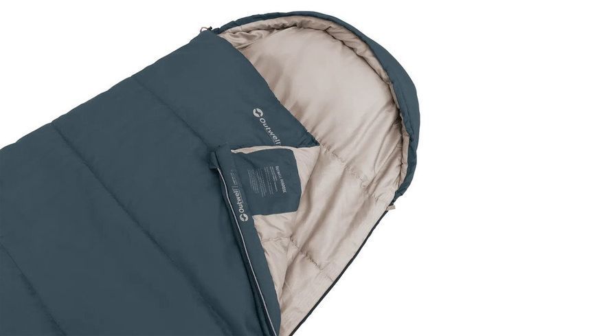 Спальний мішок Outwell Campion Lux Blue +5&deg;C/-1&deg;C/-16&deg;C Ковдра 3-сезонний 230478 фото