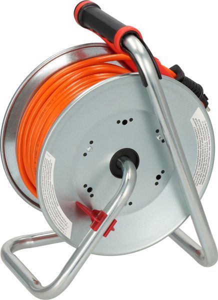 Подовжувач на котушці 25 м Brennenstuhl Garant-S 3 розетки 3300 Вт 220 В 16 А IP44 AT-N05V3V3-F 3G1,5мм&sup2; помаранчевий 1198740 фото