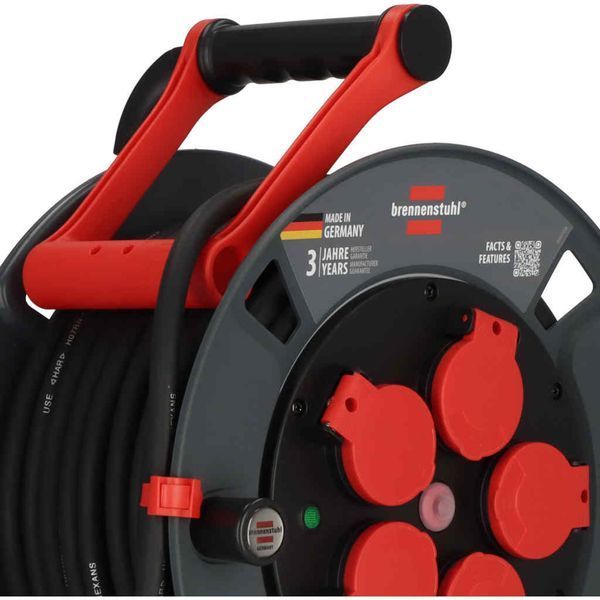 Подовжувач на котушці 25 м Brennenstuhl Professional KU H07RN-F 3G2.5мм&sup2; 9232250100 фото