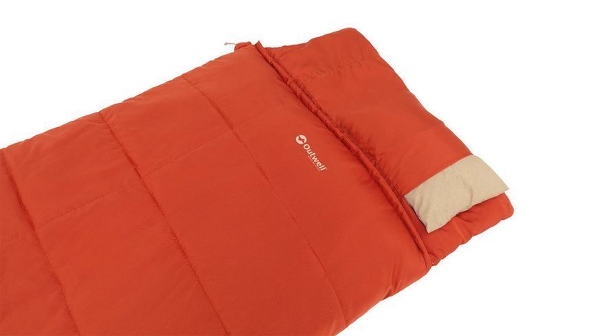 Спальний мішок Outwell Contour Lux Red +3&deg;C/-3&deg;C/-19&deg;C Ковдра Літо/зима 3-сезонний 230488 фото