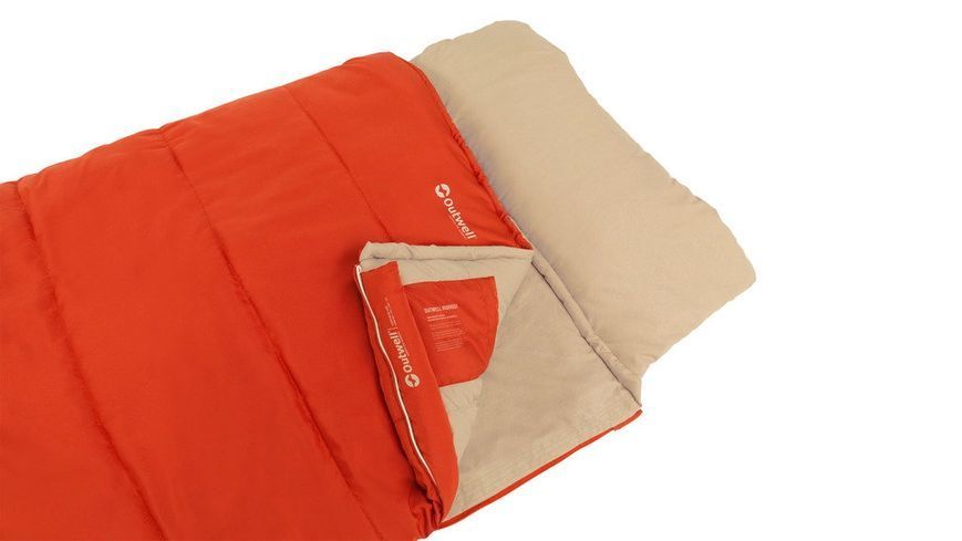 Спальний мішок Outwell Contour Lux Red +3&deg;C/-3&deg;C/-19&deg;C Ковдра Літо/зима 3-сезонний 230488 фото