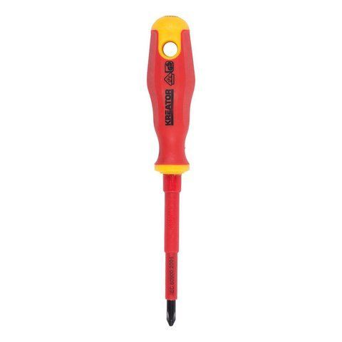 Викрутка діелектрична хрестова 100мм PH2 vde Kreator KRT402203 фото