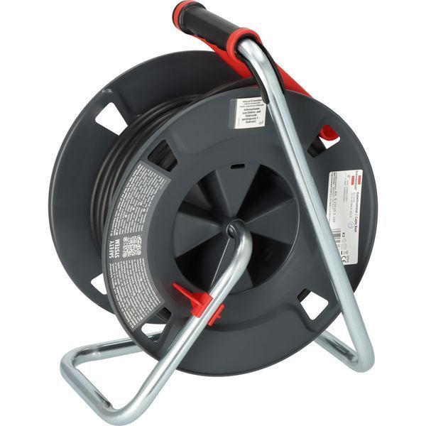 Подовжувач на котушці 25 м Brennenstuhl Professional 300 KU 2100 5 розеток 3300 Вт 220 В 16 А IP44 H07RN-F 3G1,5мм&sup2; -25&deg;С чорний 9231250100 фото