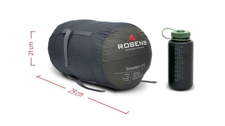 Спальний мішок Robens Snowfall II +1&deg;C/-5&deg;C/-23&deg;C Кокон 2-3-сезонний 250331 фото