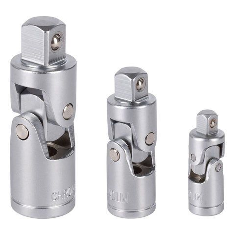 Набір карданів для торцевих головок 1/4" 3/8" 1/2" 3шт Kreator KRT502100 фото