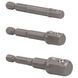 Набір перехідників для головок 1/4" 3/8" 1/2" 3шт Kreator фото 1