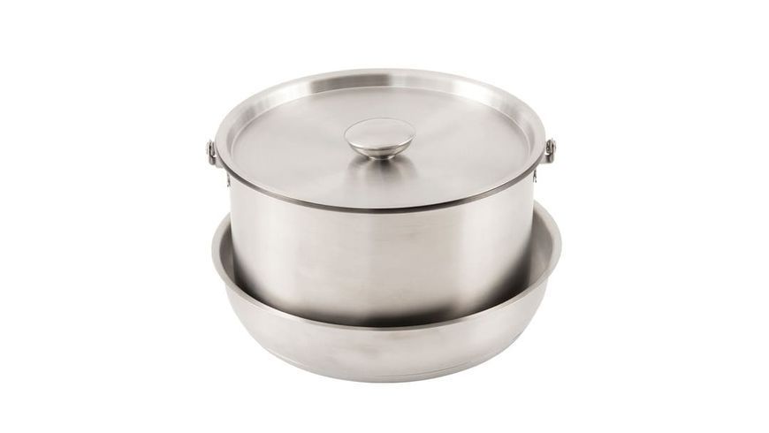Набір посуду для кемпінгу з нерж.сталі Outwell Supper Set L 5 предметів 651188 фото