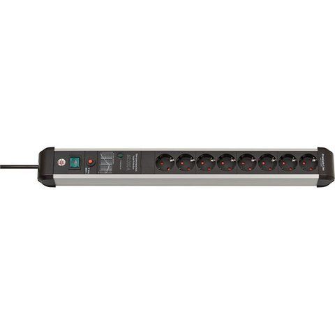 Мережевий фільтр3 метри 8 розеток Brennenstuhl Premium Protect-Line 60000А EMI/RFI 3500 Вт 16 А запобіжник 3х1,5мм&sup2; 1391010800 фото