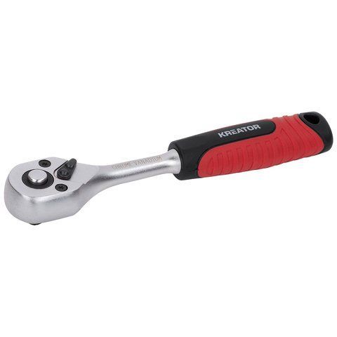 Ключ тріскачка з ручкою 1/4" 72T Kreator KRT503004 фото