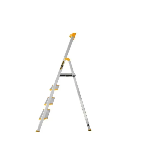 Драбина-стрем'янка DRABEST PRO MAX на 4 сходинки з органайзером 150кг DR-AL-D4-MAX фото