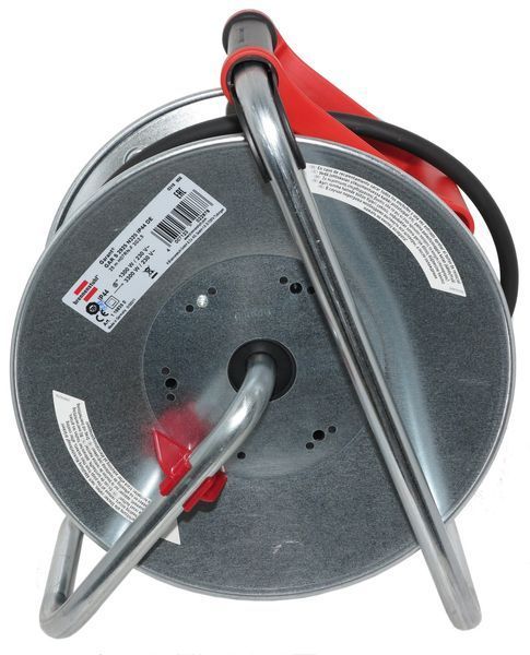 Подовжувач на котушці 25 м Brennenstuhl Garant-S 3 розетки 3300 Вт 220 В 16 А IP44 H07RN-F 3G2,5мм&sup2; чорний 1198350 фото