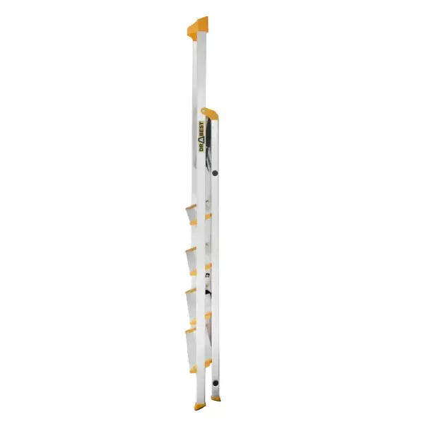 Драбина-стрем'янка DRABEST PRO MAX на 5 сходинки з органайзером 150кг DR-AL-D5-MAX фото