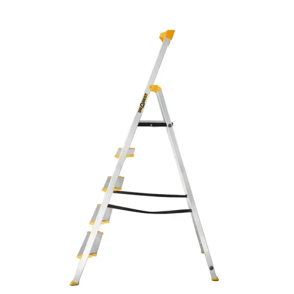 Драбина-стрем'янка DRABEST PRO MAX на 5 сходинки з органайзером 150кг DR-AL-D5-MAX фото