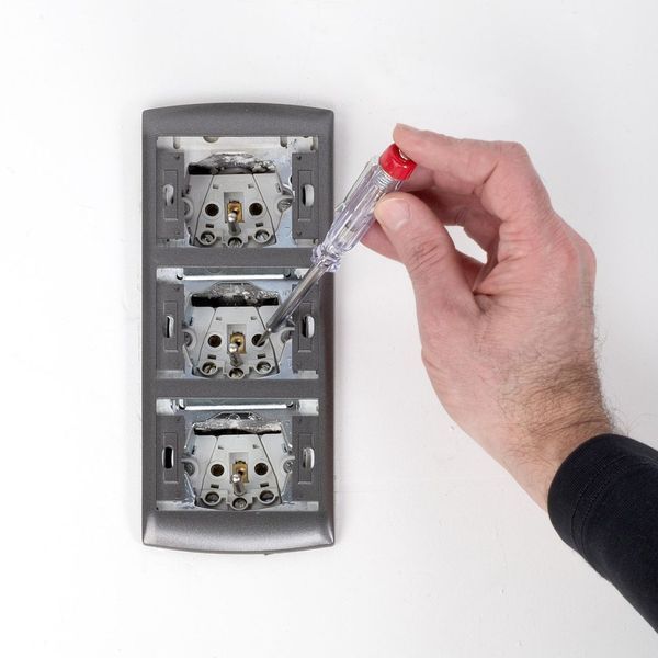 Викрутка індикаторна AC 100-250V 140мм Kreator KRT409002 фото