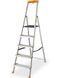 Драбина-стрем'янка DRABEST PRO MAX на 5 сходинки з органайзером 150кг фото 1