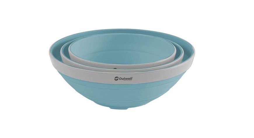 Набір тарілок Outwell Collaps Bowl Set Classic Blue 1,5 л / 2 л / 3,5 л 651087 фото