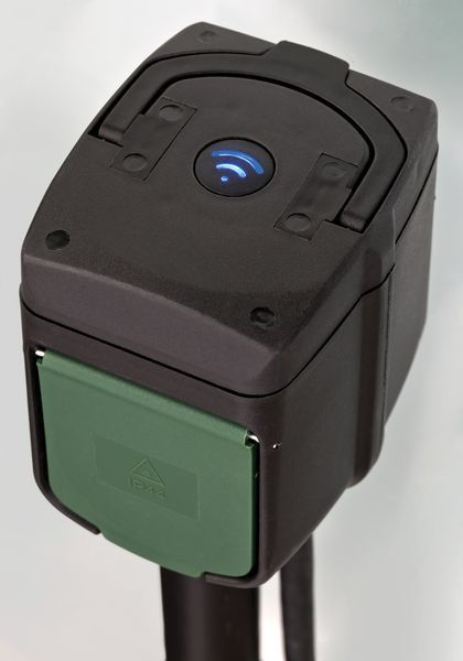 Садовий подовжувач 10 метрів 2 розетки Brennenstuhl Connect WIFI 2,4 ГГц 3500 Вт 1154540601 фото