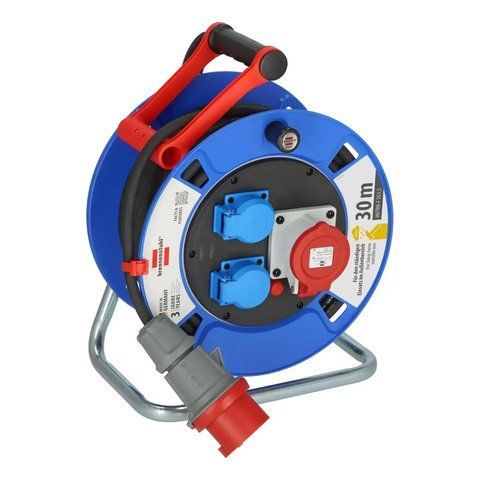 Подовжувач на котушці 30 м 3 розетки Brennenstuhl Garant CEE H07RN-F 5G1.5мм&sup2; 1182720010 фото