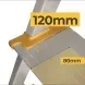 Драбина-стрем'янка DRABEST PRO MAX на 6 сходинки з органайзером 150кг фото 5