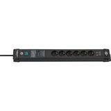 Мережевий фільтр 3 метри 6 розеток Brennenstuhl Premium-Line 60000A EMI/RFI 2 USB 5V/3100 mA 3500 Вт 16 А 3х1,5мм&sup2; (1951160606)  фото