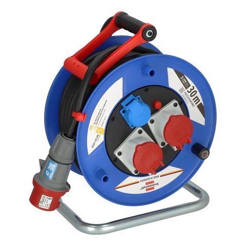 Подовжувач на котушці 30 м Brennenstuhl Garant 3 розетки H07RN-F 5G2.5мм&sup2; 1238010 фото