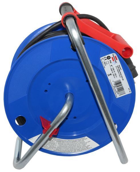 Подовжувач на котушці 40 м Brennenstuhl Garant 3 розетки 3300 Вт 220 В 16 А IP44 H05RR-F 3G2,5мм&sup2; чорний 1208340 фото