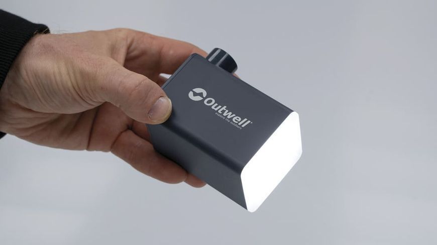 Насос акумуляторний + ліхтарик Outwell Aeroflow Rechargeable Pump 200 л/хв 180 Лн USB-C Li-ion 3,7 В 2000 мАг 651277 фото