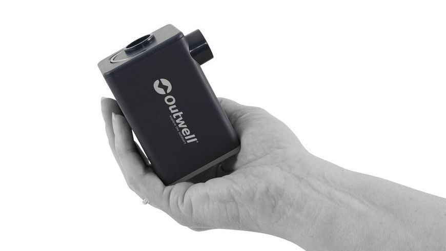 Насос акумуляторний + ліхтарик Outwell Aeroflow Rechargeable Pump 200 л/хв 180 Лн USB-C Li-ion 3,7 В 2000 мАг 651277 фото