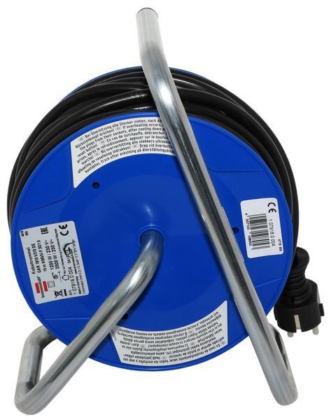 Подовжувач на котушці 15 м Brennenstuhl Garant Compact 4 розетки 3500 Вт IP20 H05VV-F 3G1,5мм&sup2; 1079180004 фото
