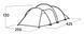 Намет туристичний 4 місний Easy Camp Hemsedal 2000 мм з тамбуром фото 7