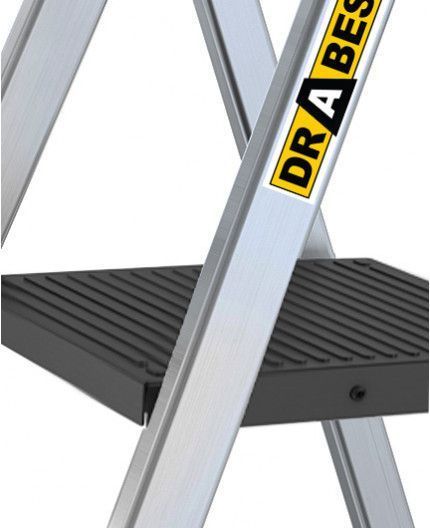 Драбина-стрем'янка DRABEST PRO на 4 сходинки з органайзером 150кг (ALD4-150) ALD4-150 фото
