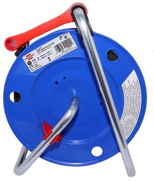 Подовжувач на котушці 50 м Brennenstuhl Garant 4 розетки 3300 Вт 220 В 16 А 220 В 16 А IP44 H05RR-F 3G1,5мм&sup2; 1208230 фото