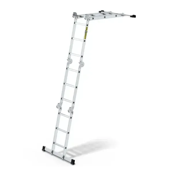 Драбина шарнірна з помостом Drabest PRO 4х3 сходинки 150 кг (DP-4x3-PRO)