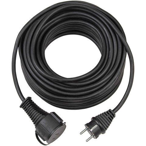 Подовжувач кабельний 10 м Brennenstuhl BREMAXX AT-N05V3V3-F 3G1.5мм&sup2; 230V 16A чорний 1169870 фото