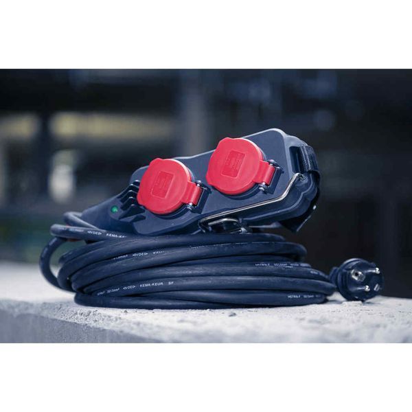 Подовжувач кабельний 15 м Brennenstuhl Professional PB 1100 4 розетки H07RN-F 3G1.5мм&sup2; 230V 16A чорний 9161150161 фото
