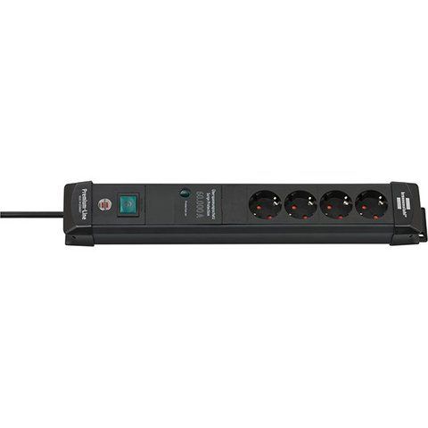 Мережевий фільтр 1,8 метра 4 розетки Brennenstuhl Premium-Line 60000А 3500 Вт 16 А 3х1,5мм&sup2; 1951140300 фото