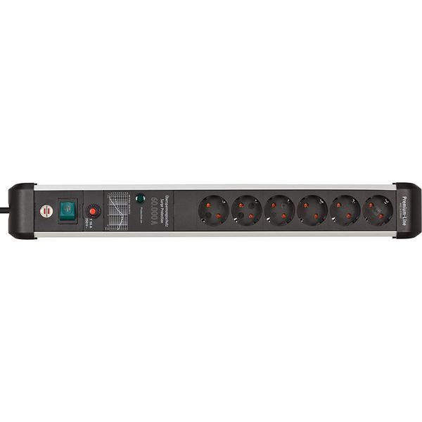 Мережевий фільтр 5 метрів 6 розеток Brennenstuhl Premium-Protect-Line EMI/RFI 3500 Вт 16 А 3х1,5мм&sup2; 1391010601 фото