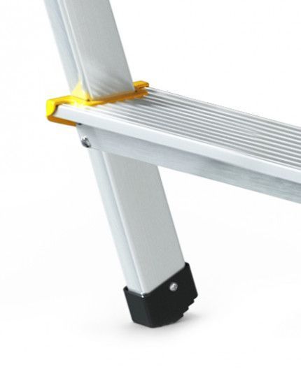 Драбина-стрем'янка DRABEST PRO двостороння 2х3 сходинки 150кг (DD3-150) DD3-150 фото