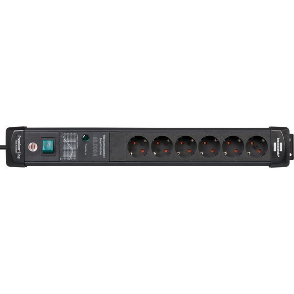 Мережевий фільтр 5 метрів 6 розеток Brennenstuhl Premium-Line 60000А EMI/RFI 3500 Вт 16 А 3х1.5мм&sup2; 1951160402 фото