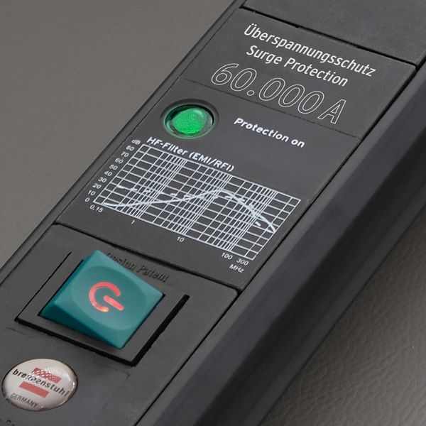 Мережевий фільтр 5 метрів 6 розеток Brennenstuhl Premium-Line 60000А EMI/RFI 3500 Вт 16 А 3х1.5мм&sup2; 1951160402 фото