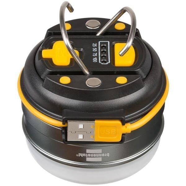 Ліхтар кемпінговий Brennenstuhl OLI 0300 A, 350 лм, акумуляторний, Powerbank, IP44 1171540 фото