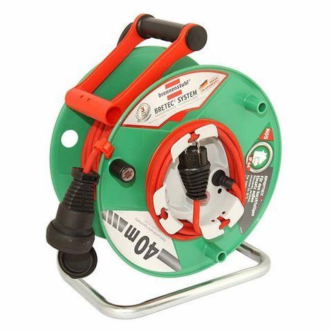 Подовжувач на котушці 40 м Brennenstuhl Garant-G 3300 Вт 220 В 16 А Bretec AT-N05V3V3-F 3G1,5мм&sup2; червоний 1183530100 фото