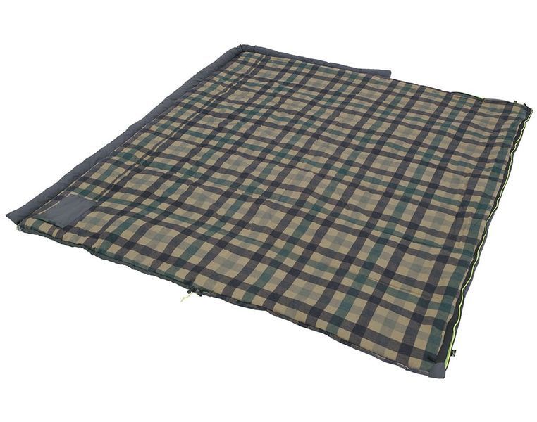 Спальний мішок ковдра Outwell бавовняний та капюшоном Camper 5&deg;C/0&deg;C/15&deg;C 2-3 сезони 230418 фото