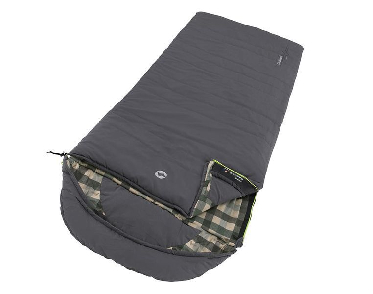 Спальний мішок ковдра Outwell бавовняний та капюшоном Camper 5&deg;C/0&deg;C/15&deg;C 2-3 сезони 230418 фото