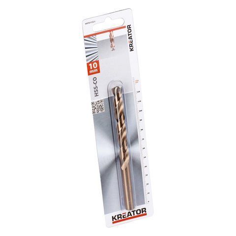 Свердло з кобальту для металу &Oslash; 10x133mm Kreator KRT011521 фото