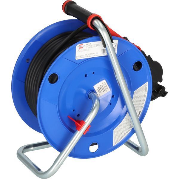 Подовжувач на катушці 38+2м Brennenstuhl Garant-G 3300 Вт 220 В 16 А IP44 H07RN-F3G1,5мм&sup2; чорний 1188380301 фото