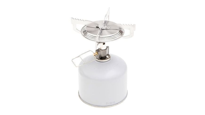 Портативна газова плитка Easy Camp Venture Burner нержавіюча сталь латунь 12,5x12,5x8,5 см 680283 фото