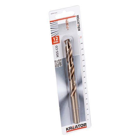 Свердло з кобальту для металу &Oslash; 12x151mm Kreator KRT011523 фото
