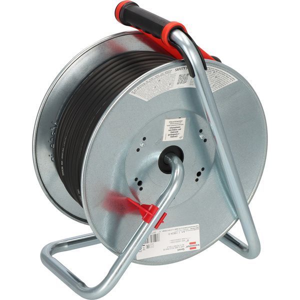 Подовжувач на котушці 40 м Brennenstuhl Garant-S 3 розетки 3300 Вт 220 В 16 А IP44 H07RN-F 3G1,5мм&sup2; чорний 1198340 фото